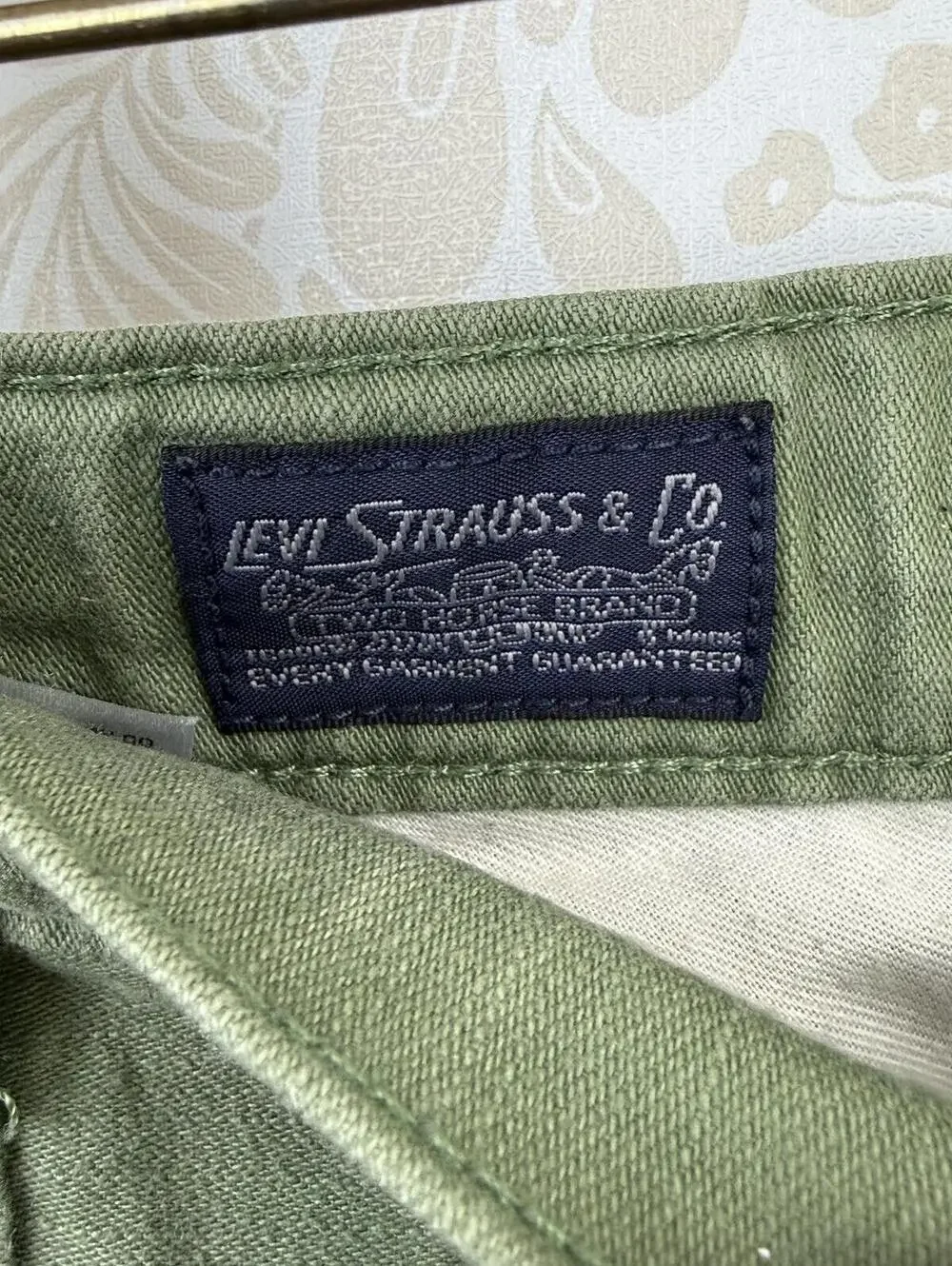 Levi's Men's Green Loose Straight Drawstring Surplus Utility Pant - Size - 34x32